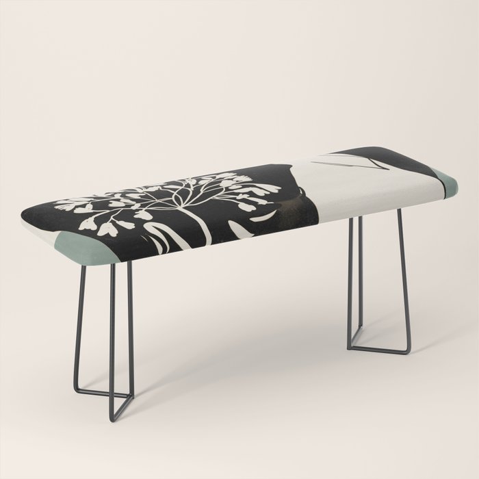 Gentle Beauty 9 Line Drawing Bench Gallery Image 1