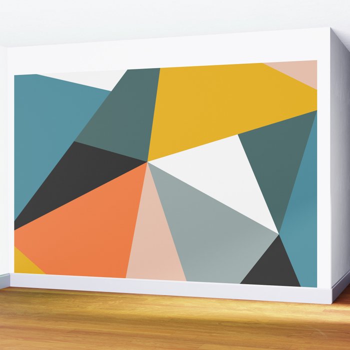 Modern Geometric 36B Wall Mural Gallery Image 2