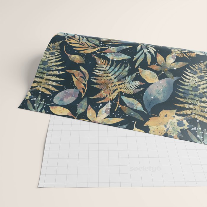 Twilight Foliage Dream Wrapping Paper Gallery Image 2
