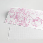 Toile de Jouy Pink Vintage French Floral Wrapping Paper Gallery Image 2