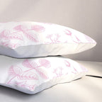 Toile de Jouy Pink Vintage French Floral Pillow Sham Gallery Image 3