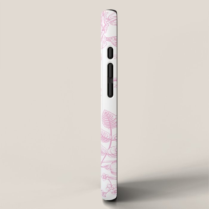 Toile de Jouy Pink Vintage French Floral iPhone Case Gallery Image 2