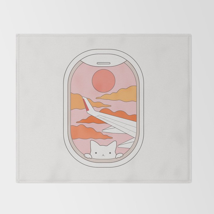 Cat Landscape 173 Throw Blanket Gallery Image 2