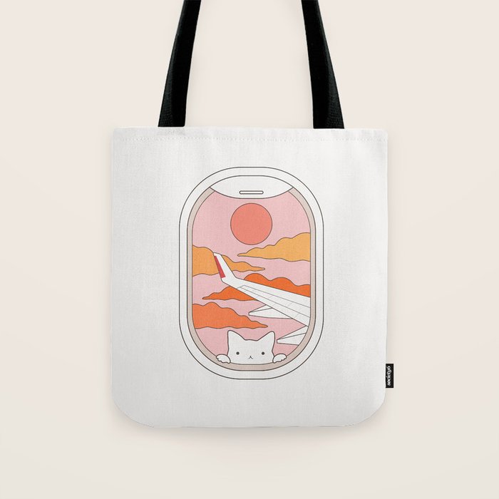 Cat Landscape 173 Tote Bag Gallery Image 1