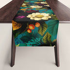 Before Midnight Blue Hour Vintage Fall Flowers Garden Table Runner Gallery Image 1