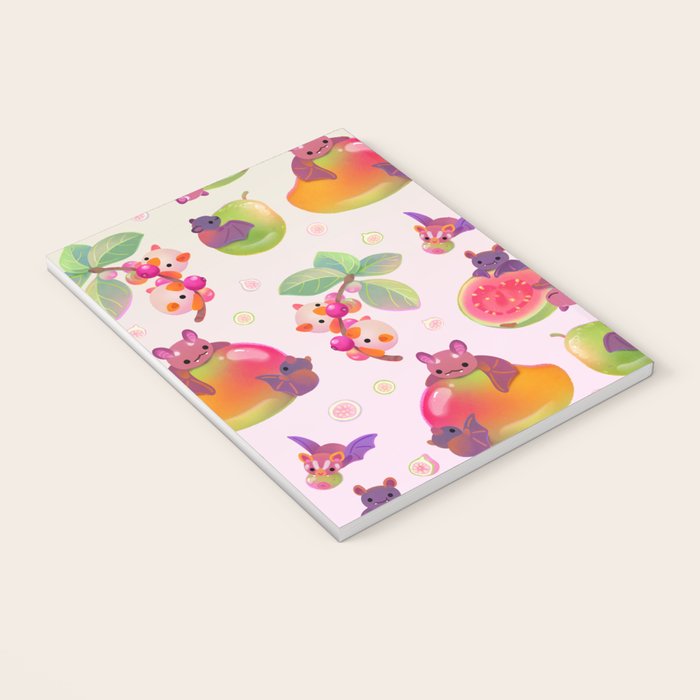  Fruit and bat - pastel Notebook Gallery Image 3