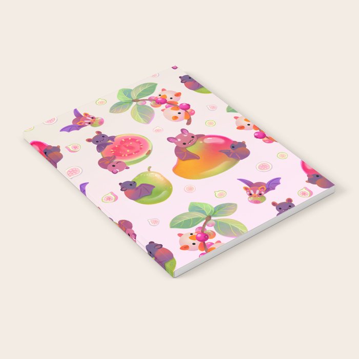  Fruit and bat - pastel Notebook Gallery Image 2