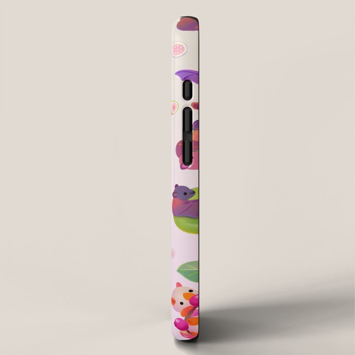  Fruit and bat - pastel iPhone Case Gallery Image 2