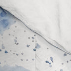 blue indigo dandelion pattern watercolor Comforter Gallery Image 4