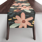 Kate Floral Dark Pattern Table Runner Gallery Image 1