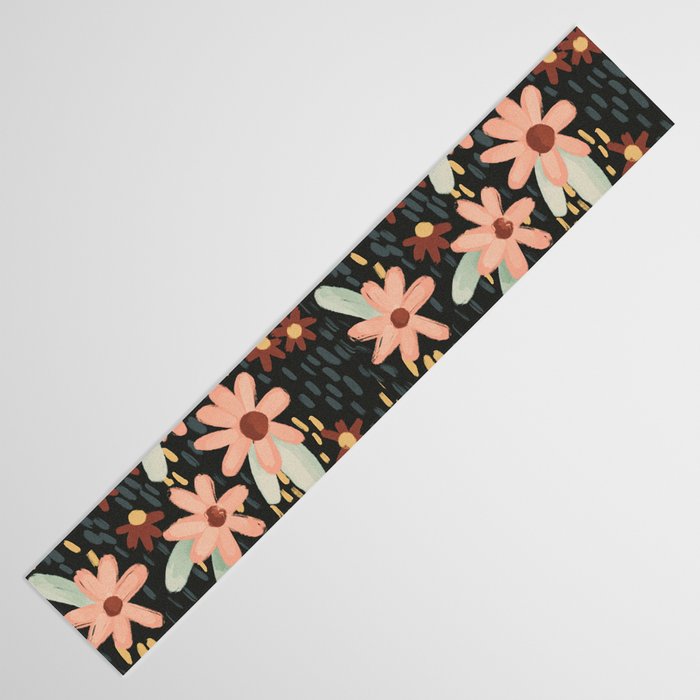 Kate Floral Dark Pattern Table Runner Gallery Image 3