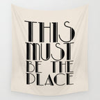 This Must Be The Place (Beige) Wall Tapestry Gallery Image 4