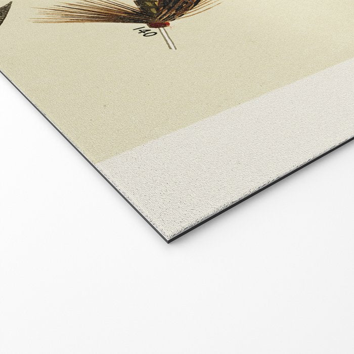 Vintage Fly Fishing Print - Trout Flies Welcome Mat Gallery Image 2