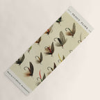 Vintage Fly Fishing Print - Trout Flies Yoga Mat Gallery Image 1
