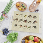 Vintage Fly Fishing Print - Trout Flies Cutting Board Gallery Image 2