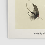 Vintage Fly Fishing Print - Trout Flies Poster Gallery Image 3