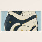 Cats In Love 4 Desk Mat Gallery Image 3