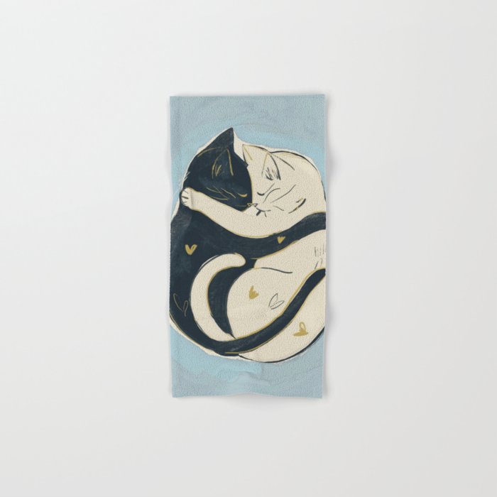 Cats In Love 4 Bath Towel Gallery Image 1