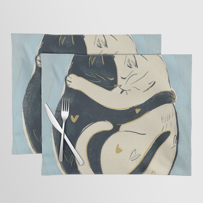 Cats In Love 4 Placemat Gallery Image 1