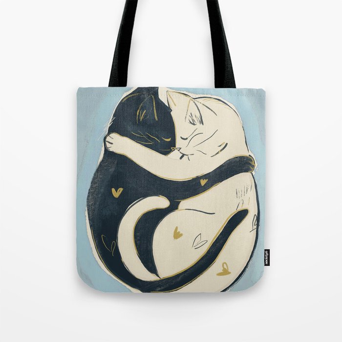 Cats In Love 4 Tote Bag Gallery Image 1