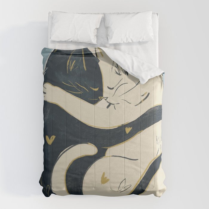 Cats In Love 4 Comforter Gallery Image 6