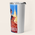 1961 SPAIN Feria De Sevilla Poster Travel Mug Gallery Image 2