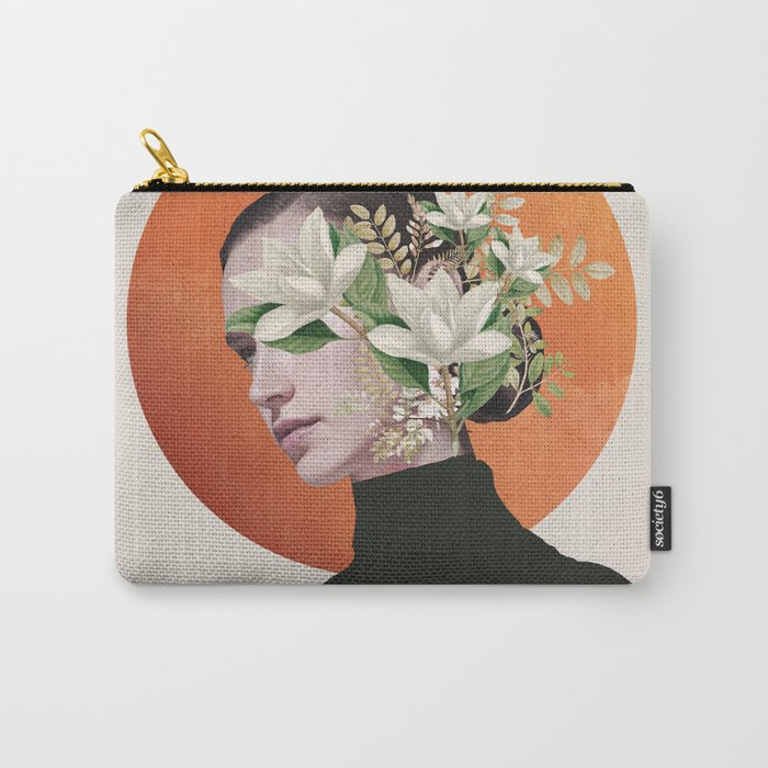 Lady Portrait 4 Carry All Pouch Gallery Image 1