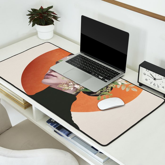 Lady Portrait 4 Desk Mat Gallery Image 2