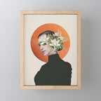 Lady Portrait 4 Mini Art Print Gallery Image 1
