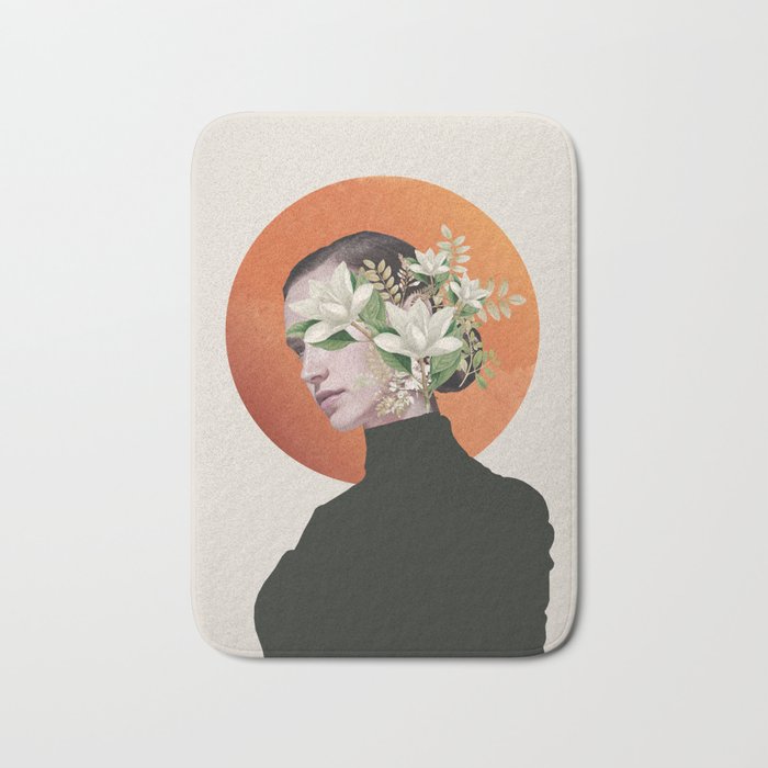 Lady Portrait 4 Bath Mat Gallery Image 1