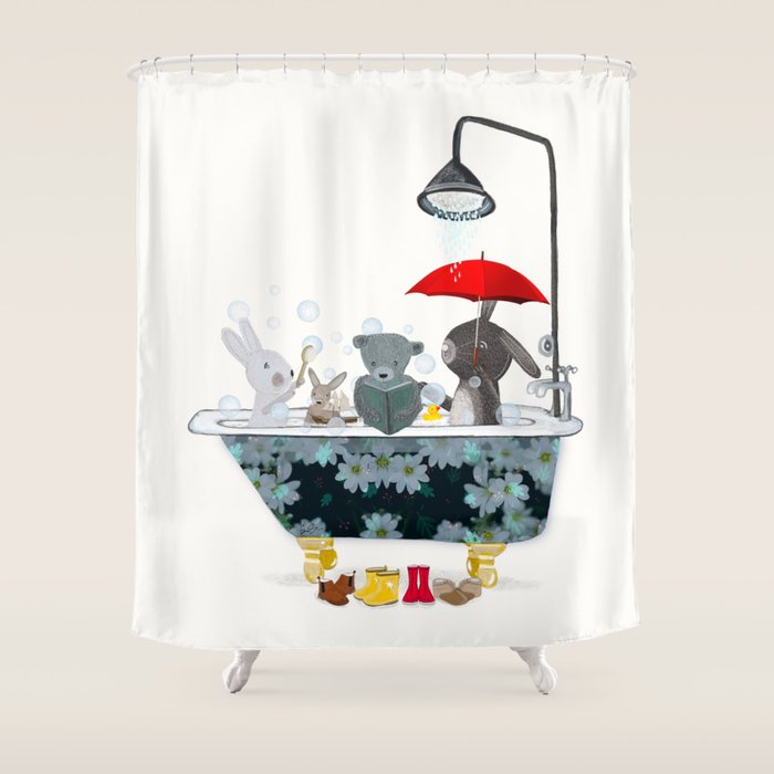 little bath time Shower Curtain Gallery Image 1