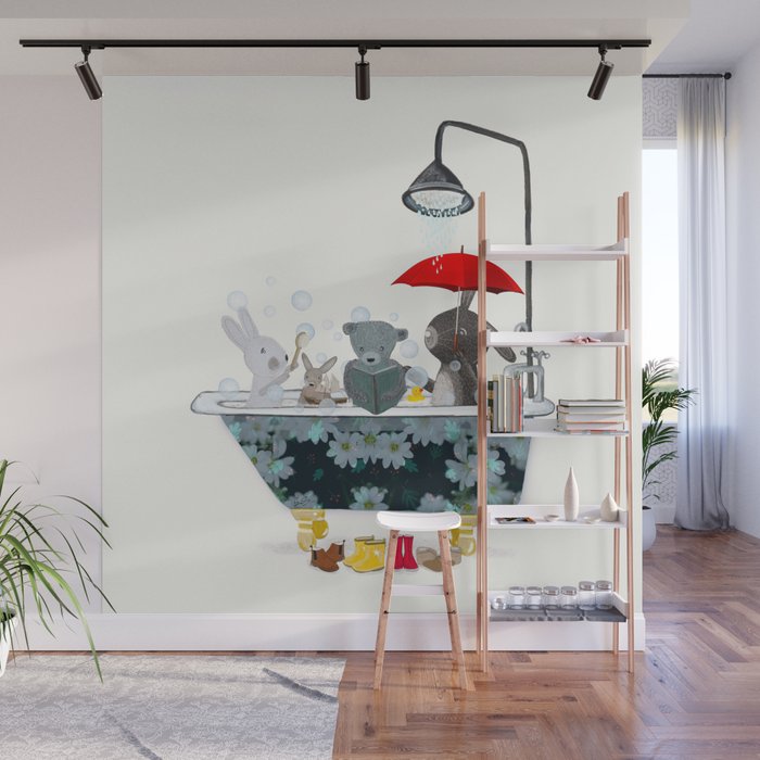 little bath time Wall Mural Gallery Image 1
