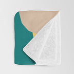 Lady at the beach in Italy Throw Blanket Gallery Image 3