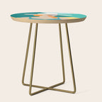 Lady at the beach in Italy Side Table Gallery Image 1