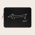 Pablo Picasso Dog (Lump) Artwork Shirt, Sketch Reproduction Laptop Sleeve Gallery Image 1