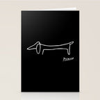 Pablo Picasso Dog (Lump) Artwork Shirt, Sketch Reproduction Stationery Card Gallery Image 2
