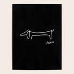 Pablo Picasso Dog (Lump) Artwork Shirt, Sketch Reproduction Poster Gallery Image 4