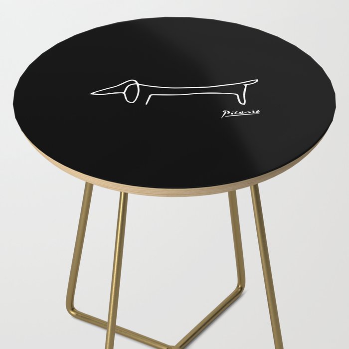 Pablo Picasso Dog (Lump) Artwork Shirt, Sketch Reproduction Side Table Gallery Image 2