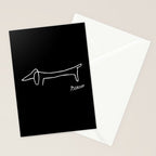 Pablo Picasso Dog (Lump) Artwork Shirt, Sketch Reproduction Stationery Card Gallery Image 2