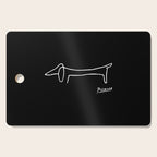 Pablo Picasso Dog (Lump) Artwork Shirt, Sketch Reproduction Cutting Board Gallery Image 1