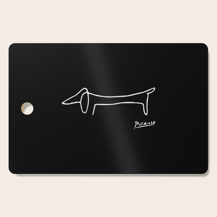 Pablo Picasso Dog (Lump) Artwork Shirt, Sketch Reproduction Cutting Board Gallery Image 1