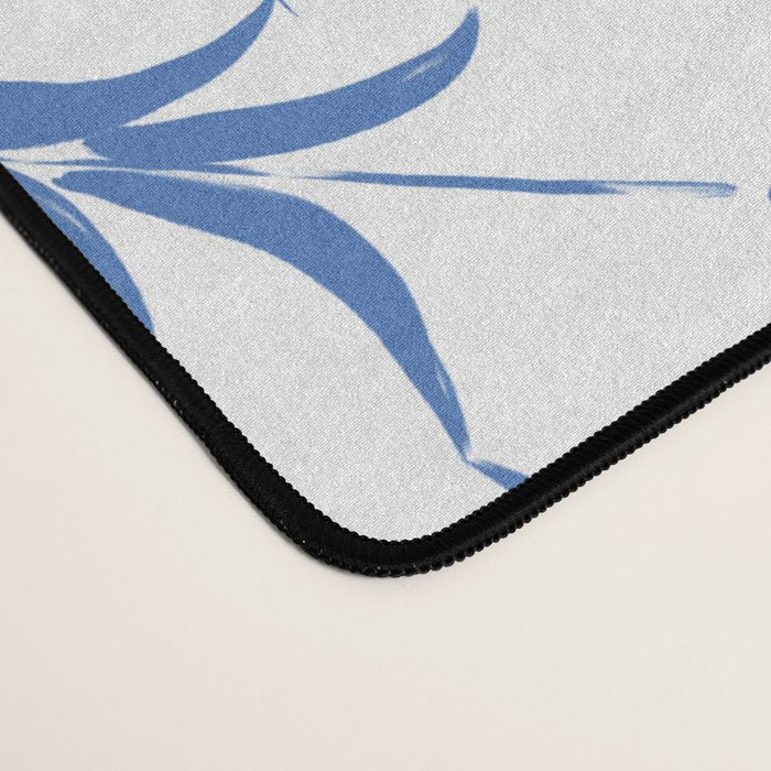 Floral Pleasure blue B Desk Mat Gallery Image 4