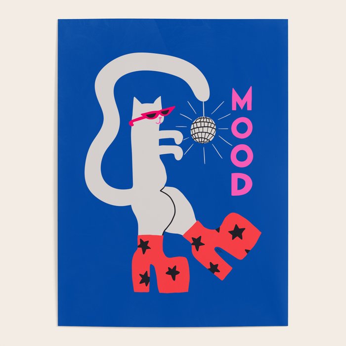Mood Cat Poster