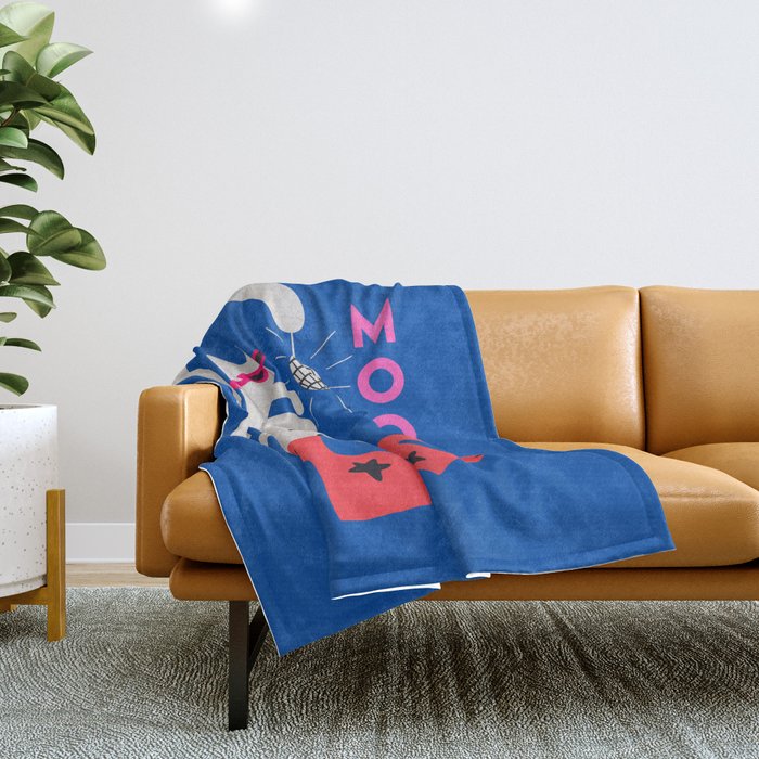Mood Cat Throw Blanket Gallery Image 1