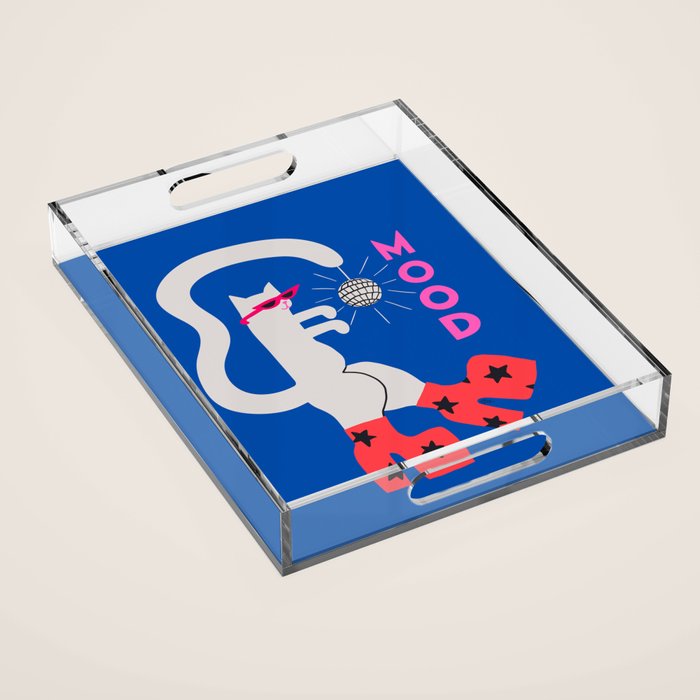 Mood Cat Acrylic Tray Gallery Image 1