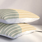 Color Block Line Abstract XII Pillow Sham Gallery Image 3