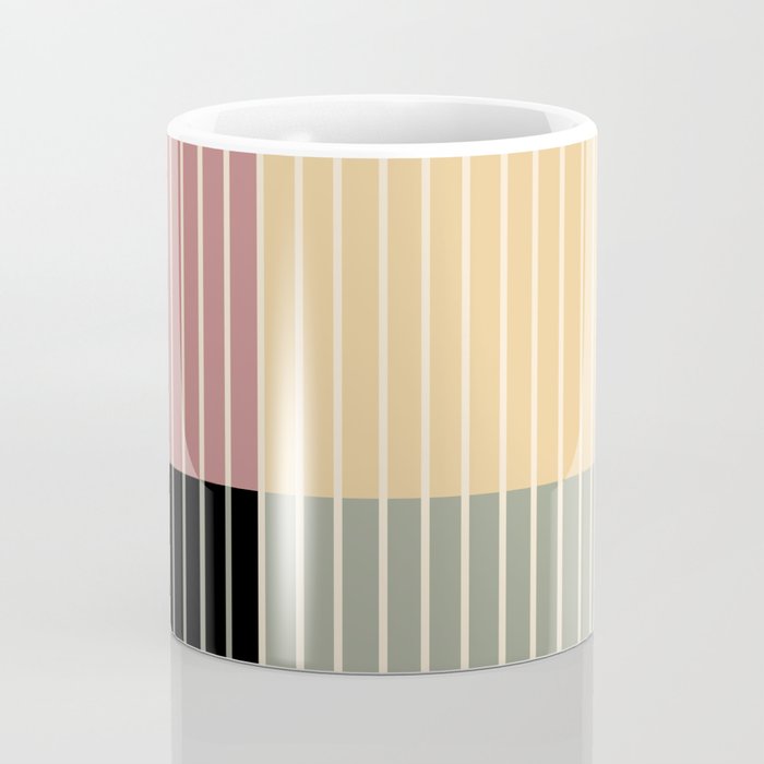 Color Block Line Abstract XII Coffee Mug Gallery Image 4
