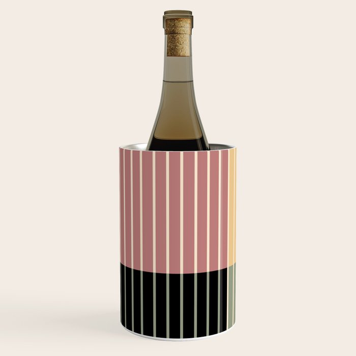 Color Block Line Abstract XII Wine Chiller Gallery Image 2