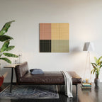 Color Block Line Abstract XII Wood Wall Art Gallery Image 2