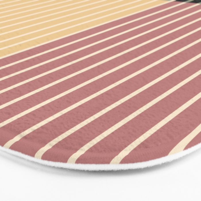 Color Block Line Abstract XII Bath Mat Gallery Image 3